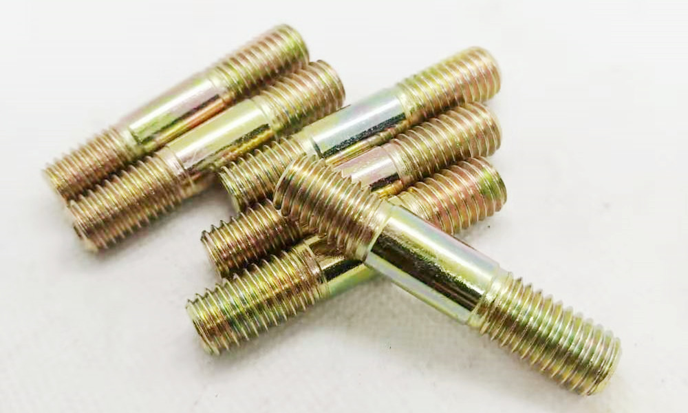 High strength Color Yellow Zinc bolt carbon steel Hot dip galvanized