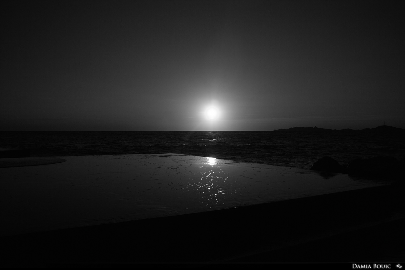 Infrarouge, coucher de Soleil et planètes sur la plage – Chez Damia Bouic
