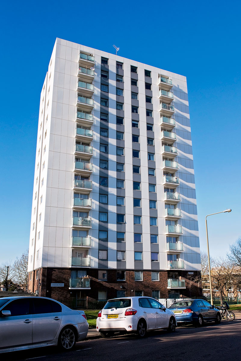 Granville Homes Aluminium Rainscreen Overcladding Specialist