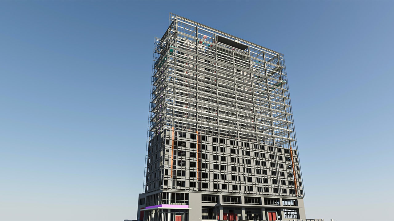 3D Structural Steel Detailing & Modeling Services DBM Vircon