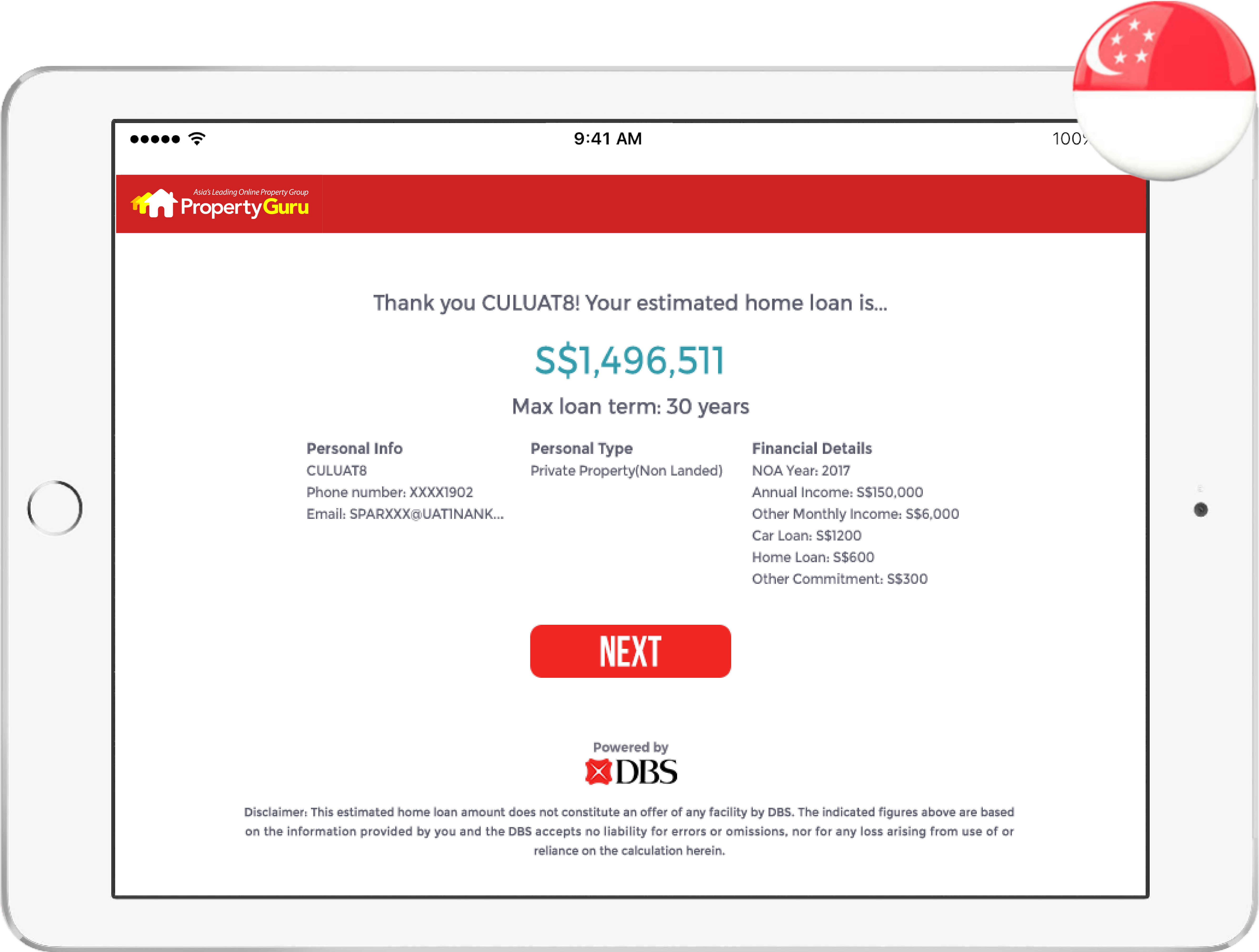 Housing Loan Calculator Property Guru