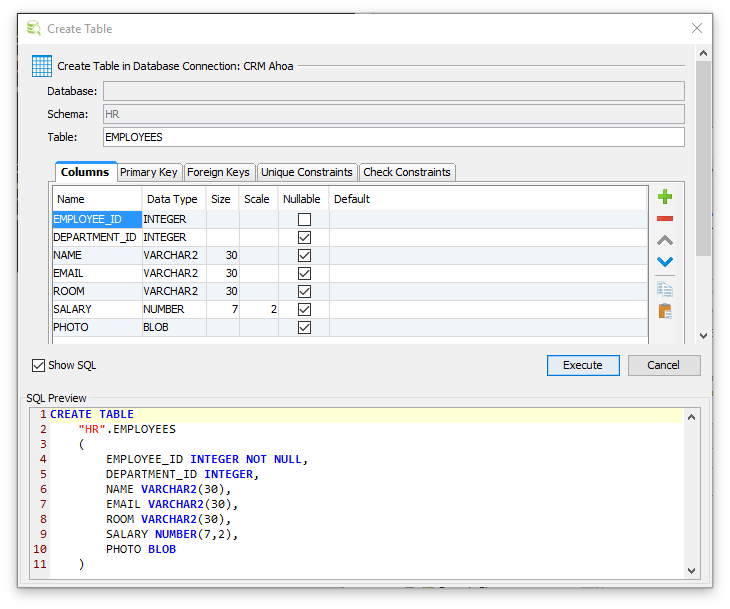 Creating a Table in DbVisualizer A Comprehensive Guide