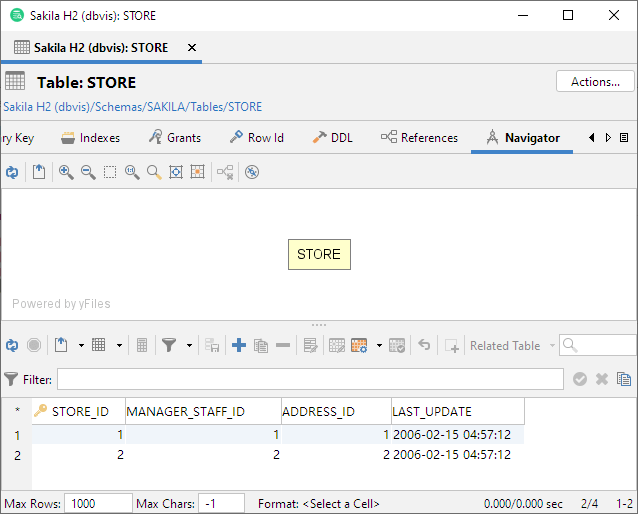 Navigating Table Relationships in DbVisualizer