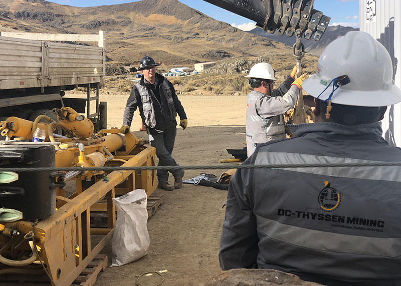 🥇 DCTHYSSEN MINING 🥇 Profundización de Piques Raise Boring