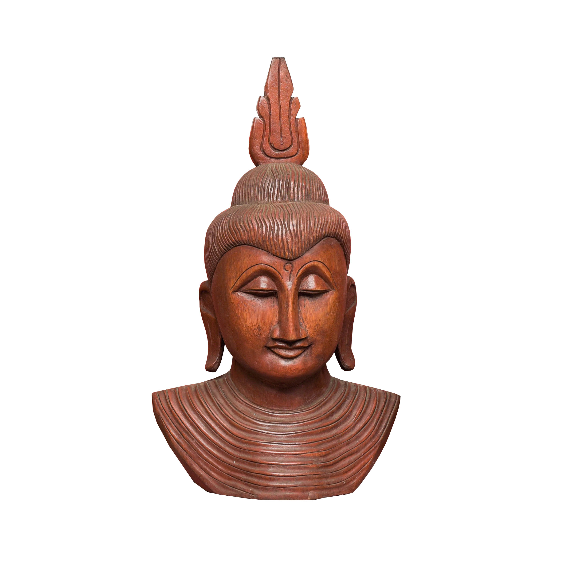 Wooden Head (Lord Buddha) dccrafthouse