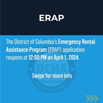 DC Department of Human Services Reopens ERAP Application on April 1