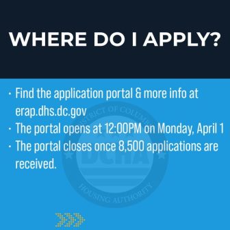 DC Department of Human Services Reopens ERAP Application on April 1