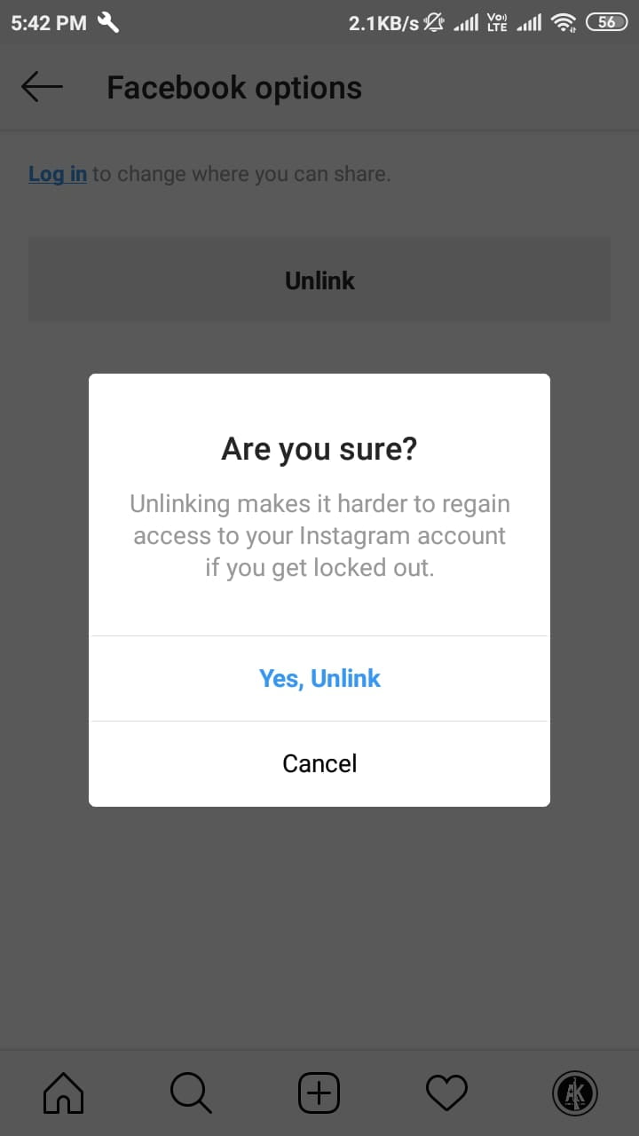 How to Unlink Facebook From Instagram