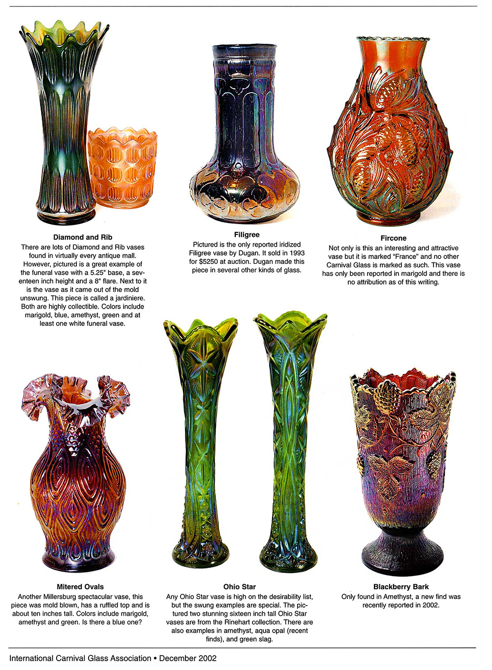 Seldom seen vases
