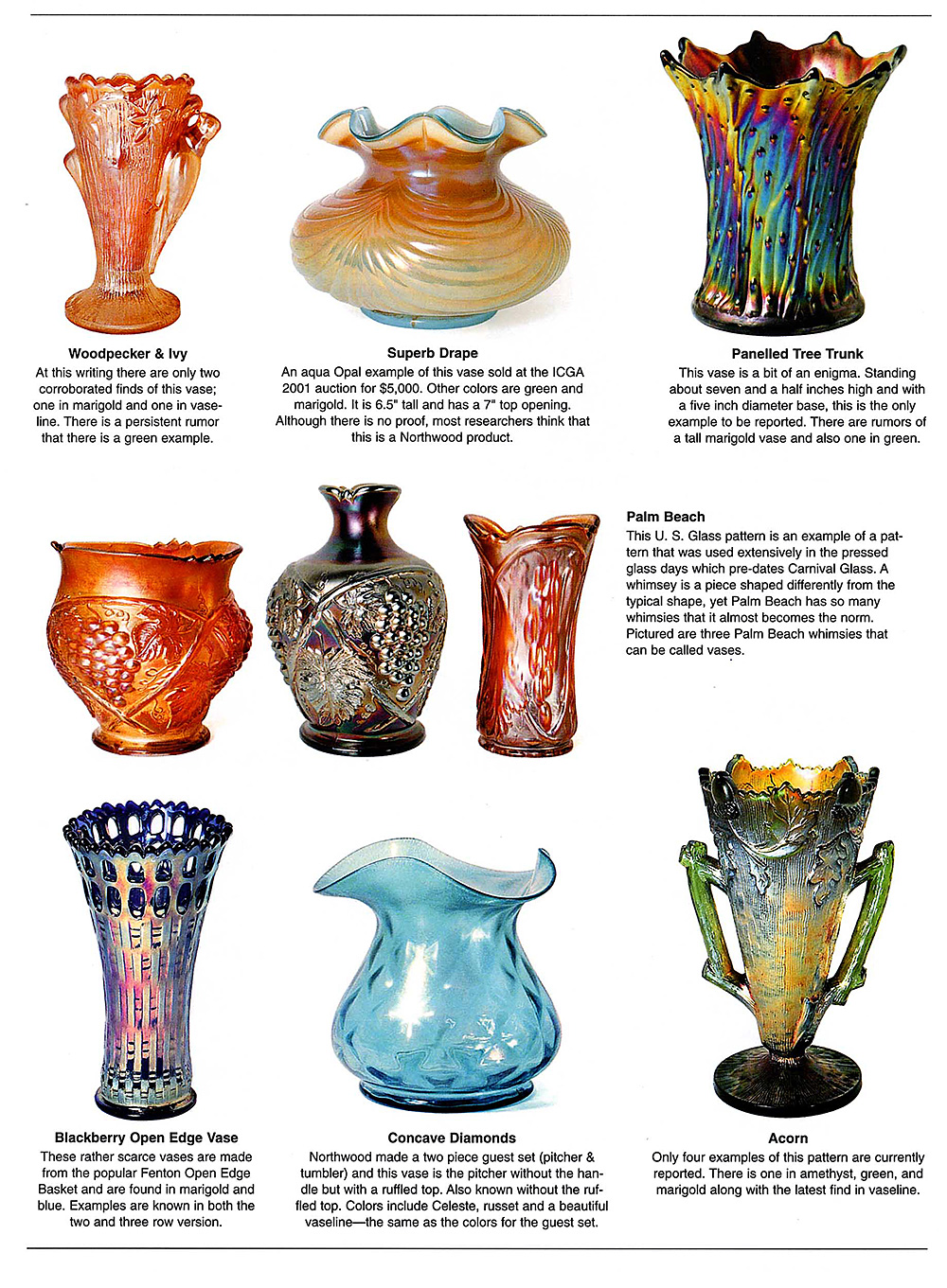 Seldom seen vases