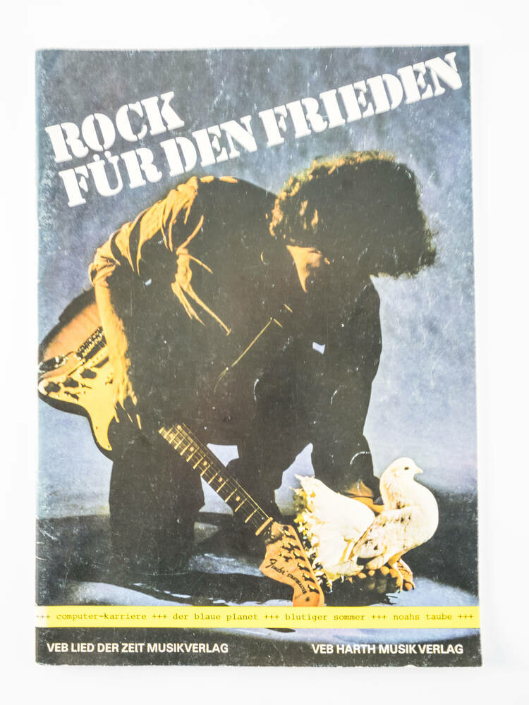 Zeitschrift "Rock für den Frieden" DDR Museum Berlin
