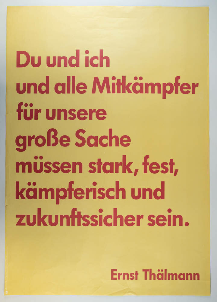 Ernst Thälmann Zitate Deutschland DE Zitat