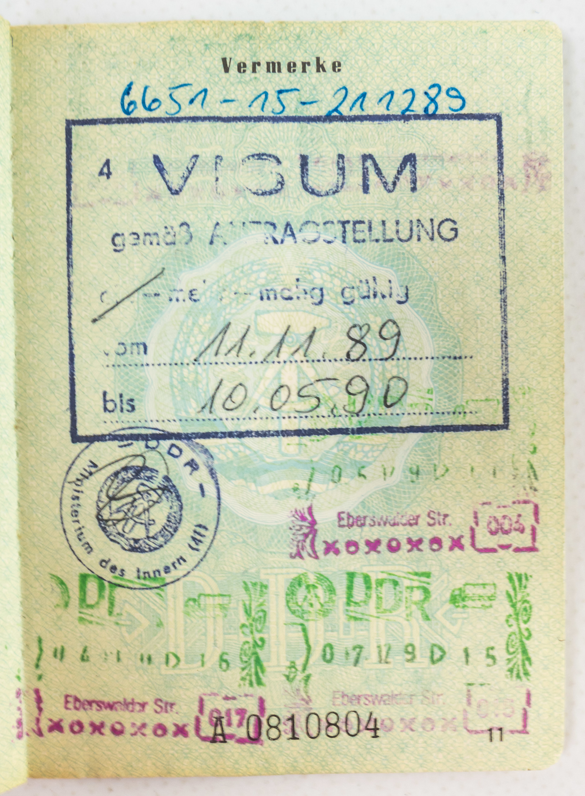 Personalausweis DDR Museum Berlin