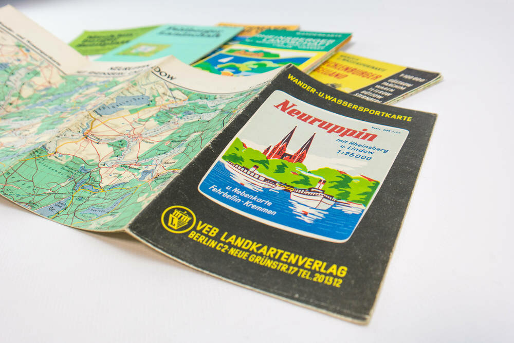Alte Wanderkarten Wanderkarten DDR Nord DDR Museum Berlin
