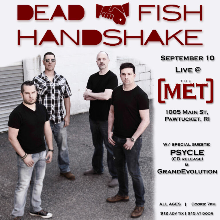 New Show Announcement Pawtucket, RI Dead Fish Handshake