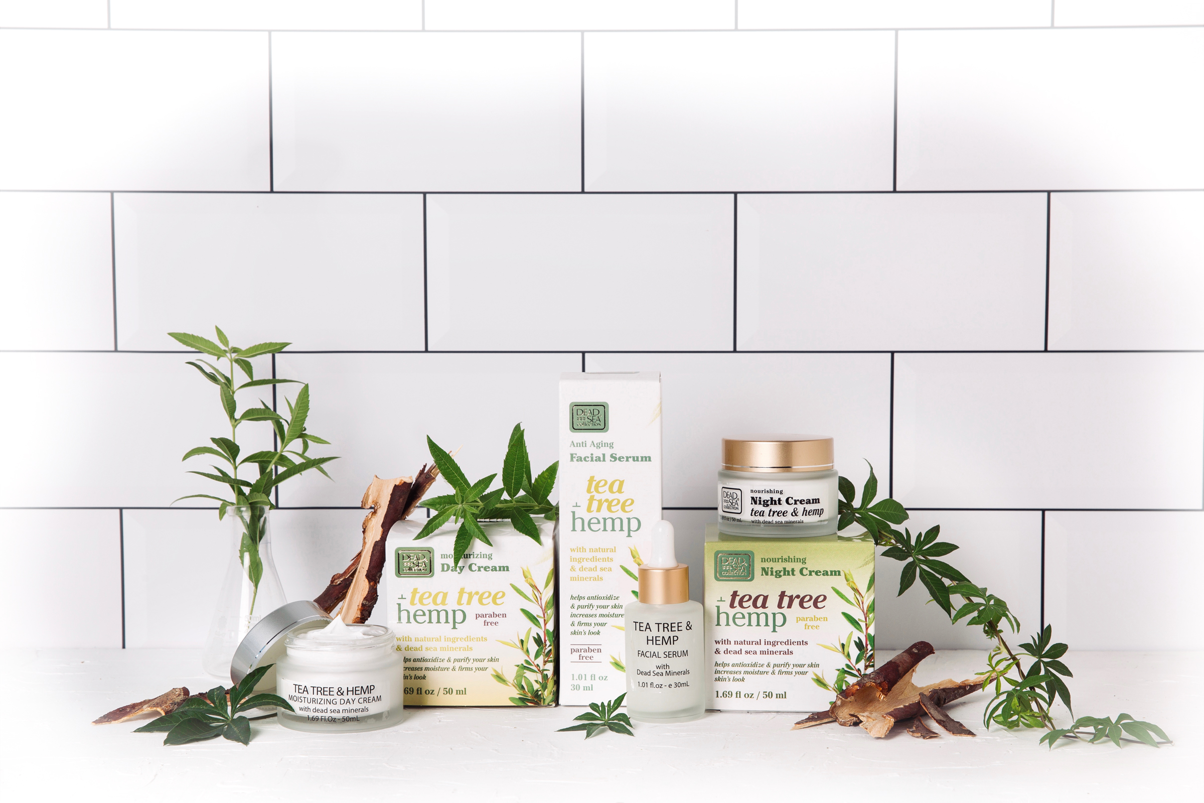 Hemp & Tea Tree Moisturizing Day Cream Dead Sea Collection