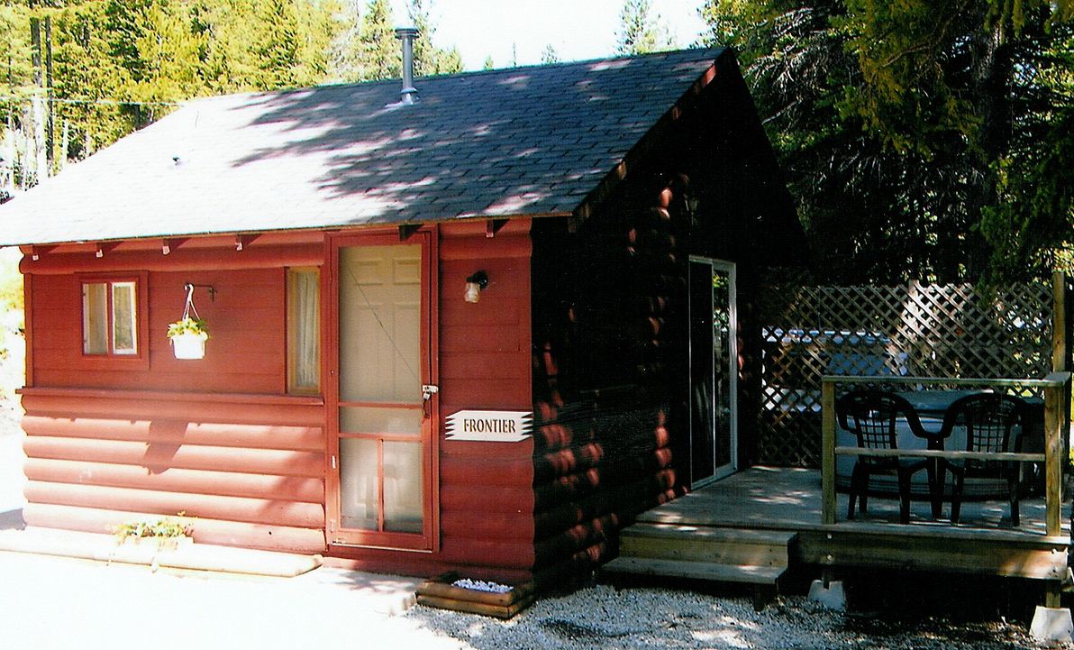 Wickiup Cabins on Spearfish Creek near Deadwood, SD