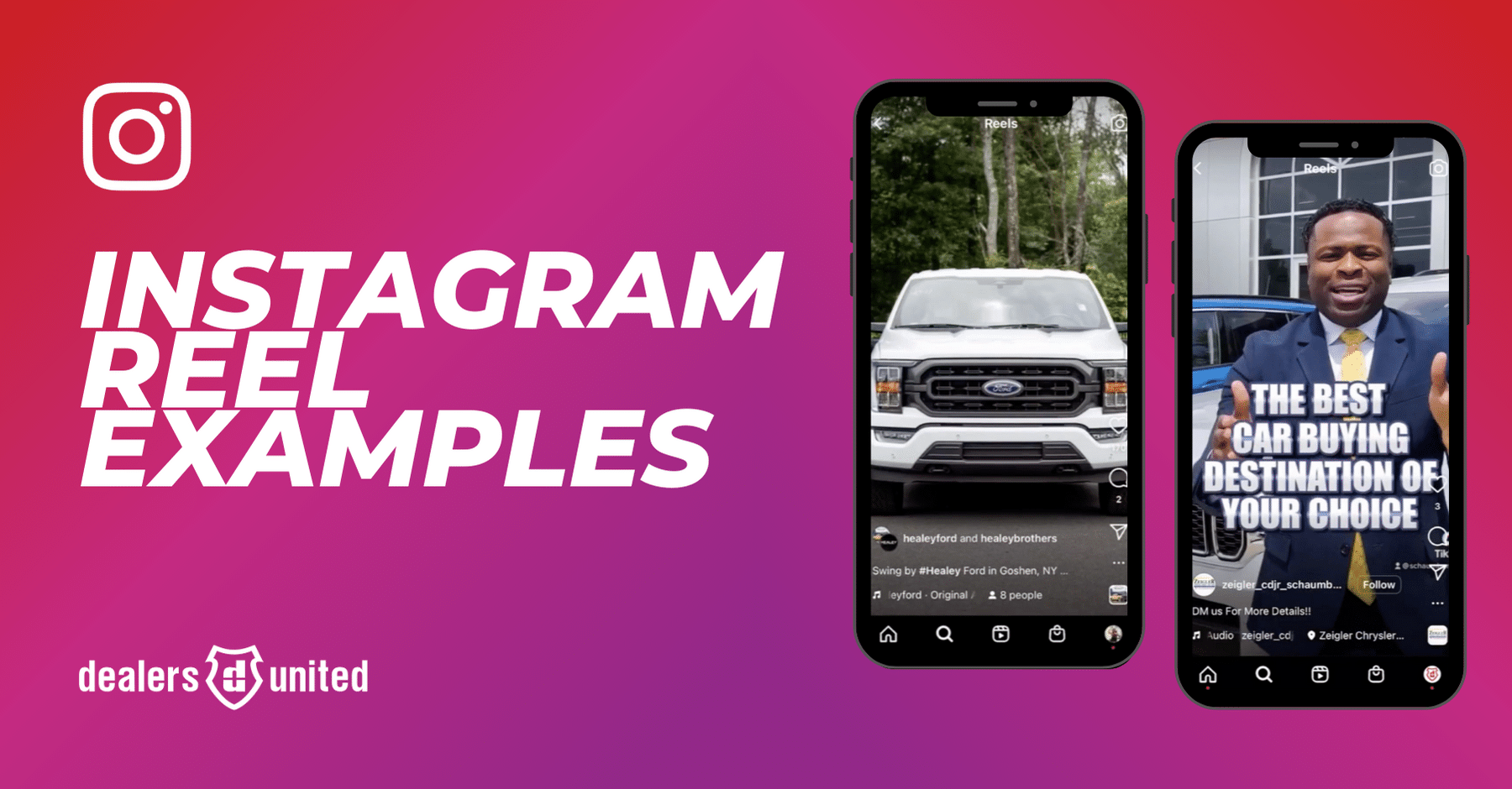 Instagram Reel Examples For Car Dealers Dealers United
