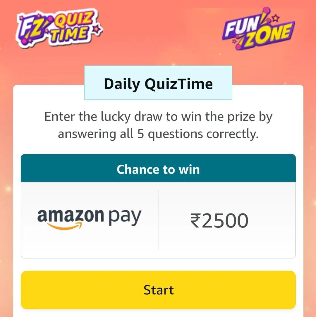 (Nov 2)Amazon Daily quiz Answer 5 simple questions and stand a