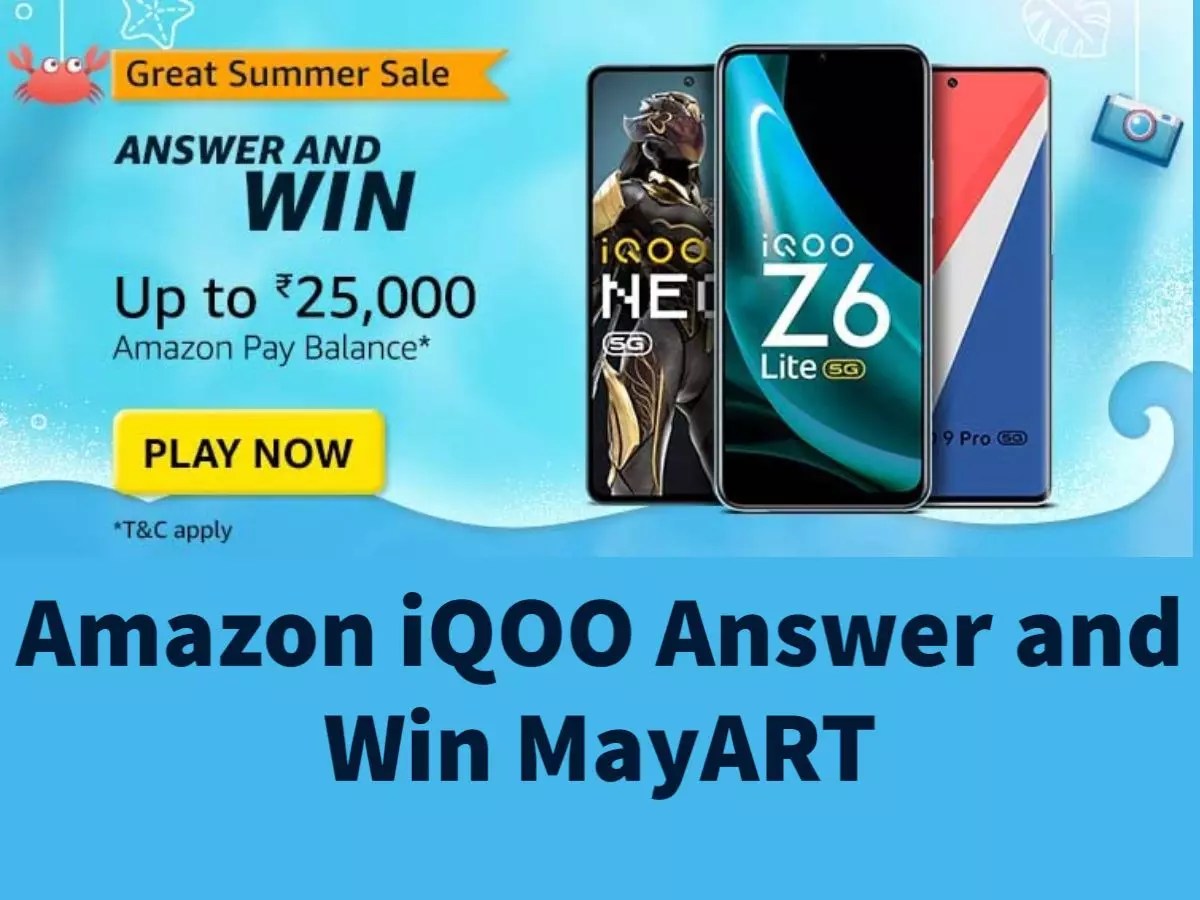 Amazon Quiz iQOO is India's No.1 Brand in user satisfaction, as per 91