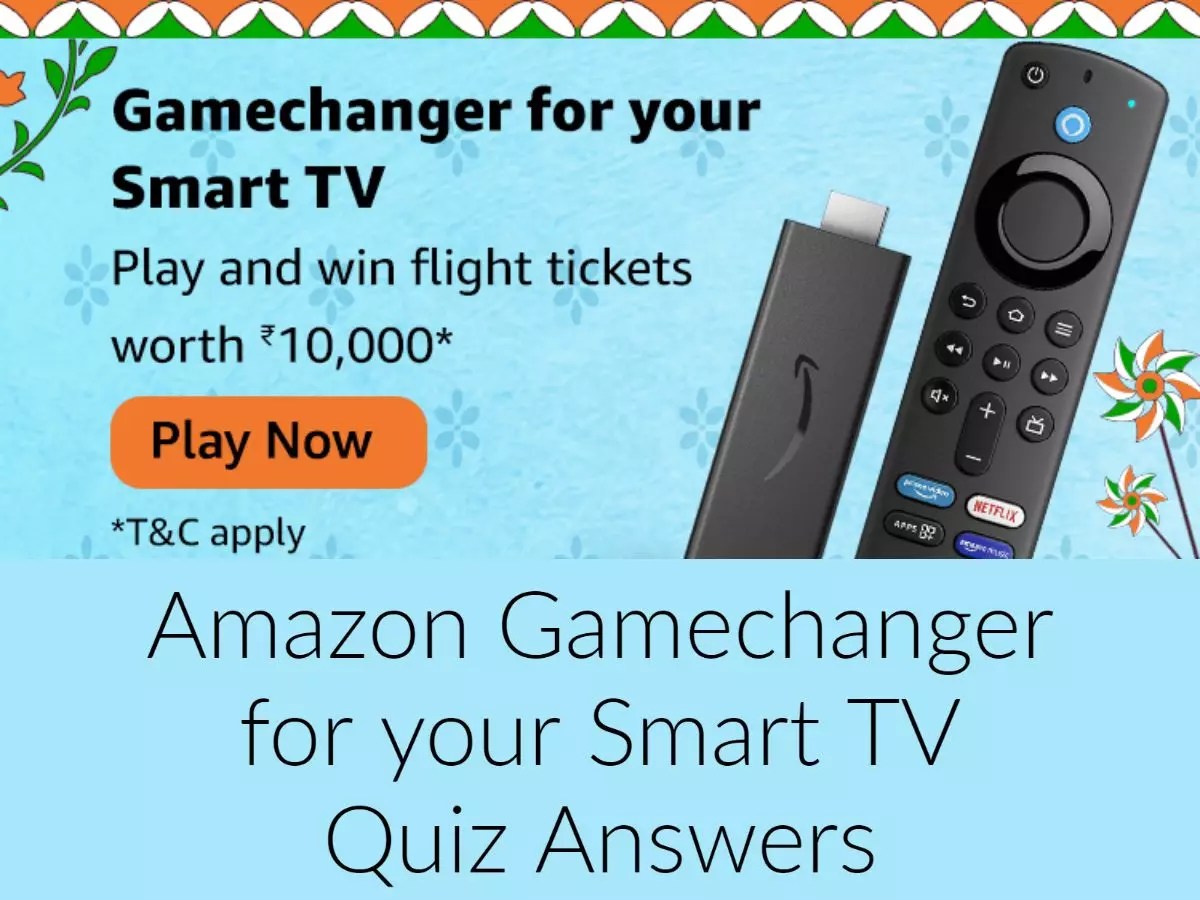 Amazon Gamechanger for your Smart TV Quiz Answers