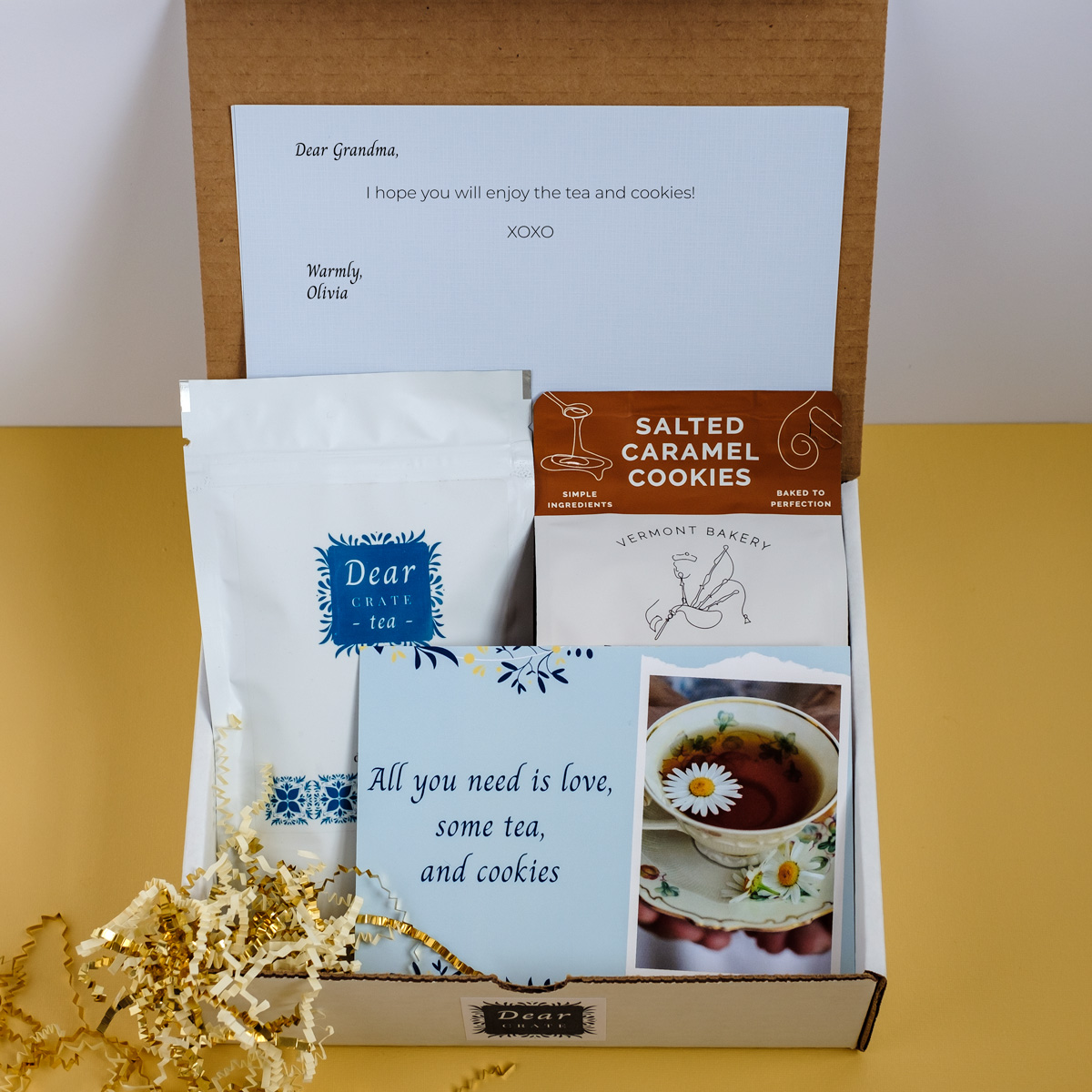 Tea and Cookies Gift Box Dear Crate