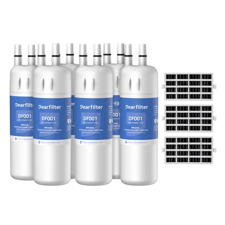 Dearfilter Compatible with EDR1RXD1,Edr1rxd1b Water Filter,W10295370A,Filter 1 Replacement 6PCS