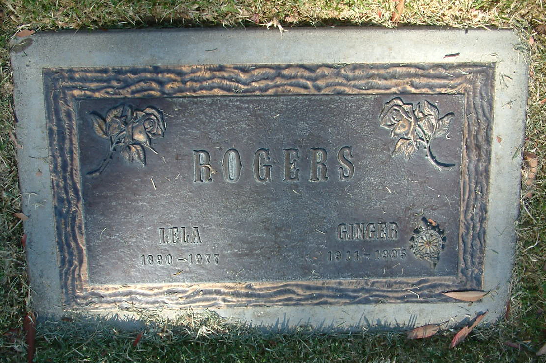 Ginger Rogers Gravesite
