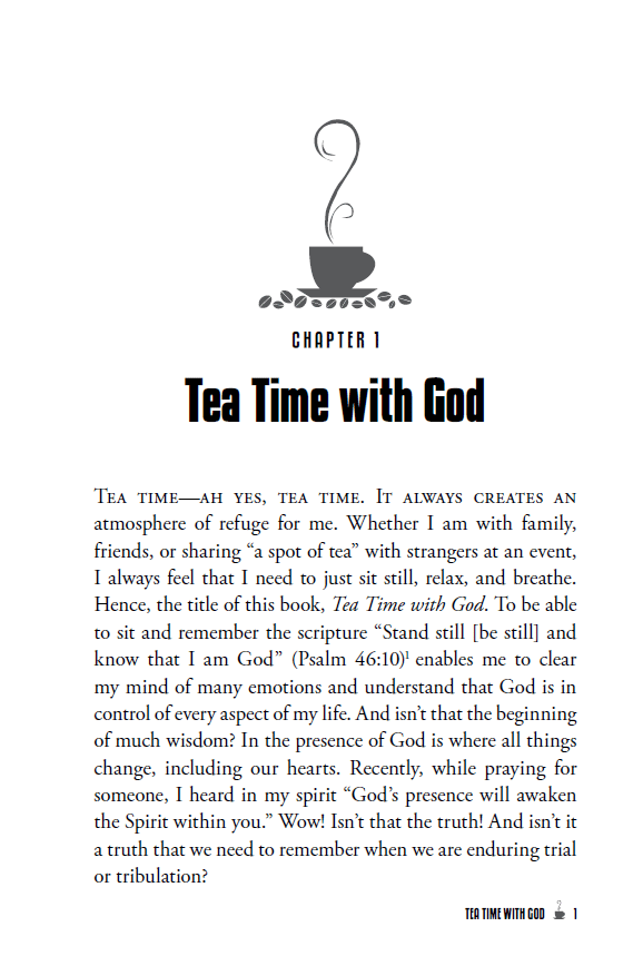 Read Book Excerpt Tea Time With God
