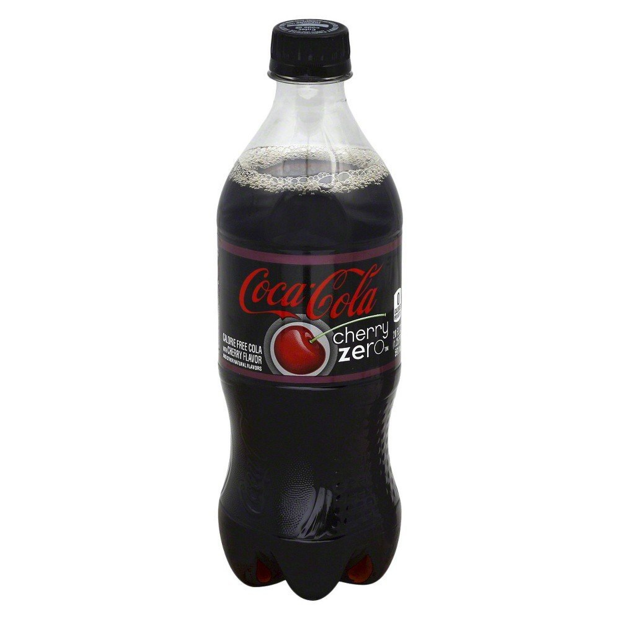 ZERO CHERRY COKE CONTOUR PET BOTTLES 24x500ml Debriar