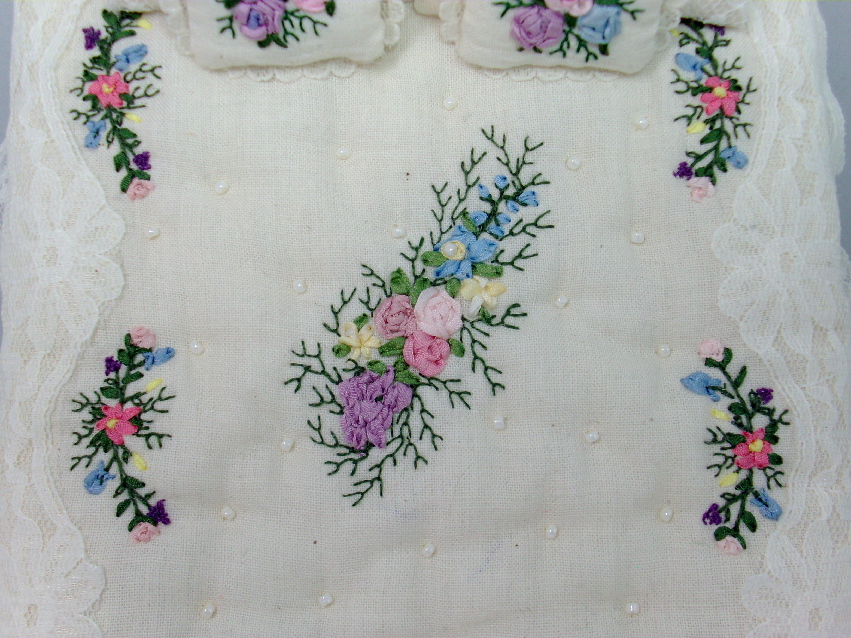 Ribbon Embroidery Designs For Bed Sheet