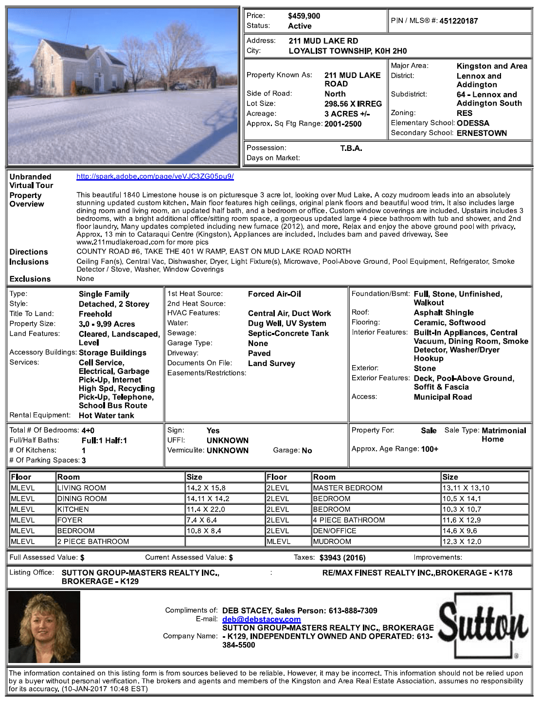 211 Mud Lake Road, Odessa, Ontario, Kingston Ontario Real Estate Deb