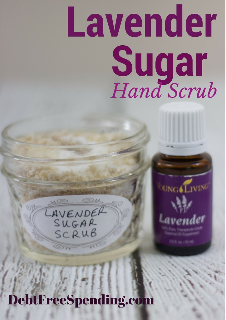 Lavender Sugar Hand Scrub Debt Free Spending