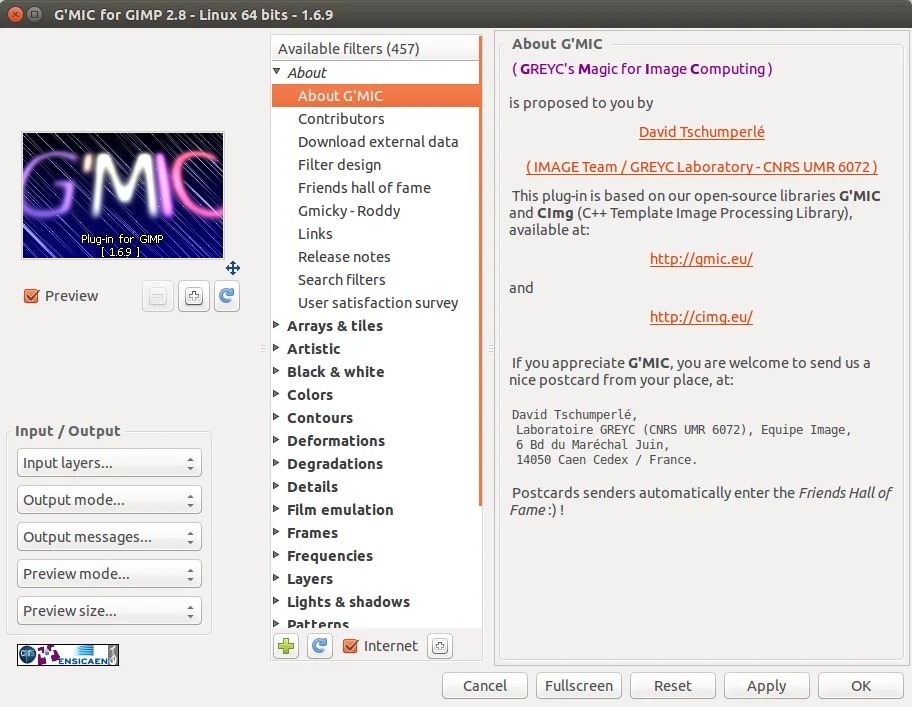 G'MIC A Full Featured GIMP Plugin for Image Processing How to