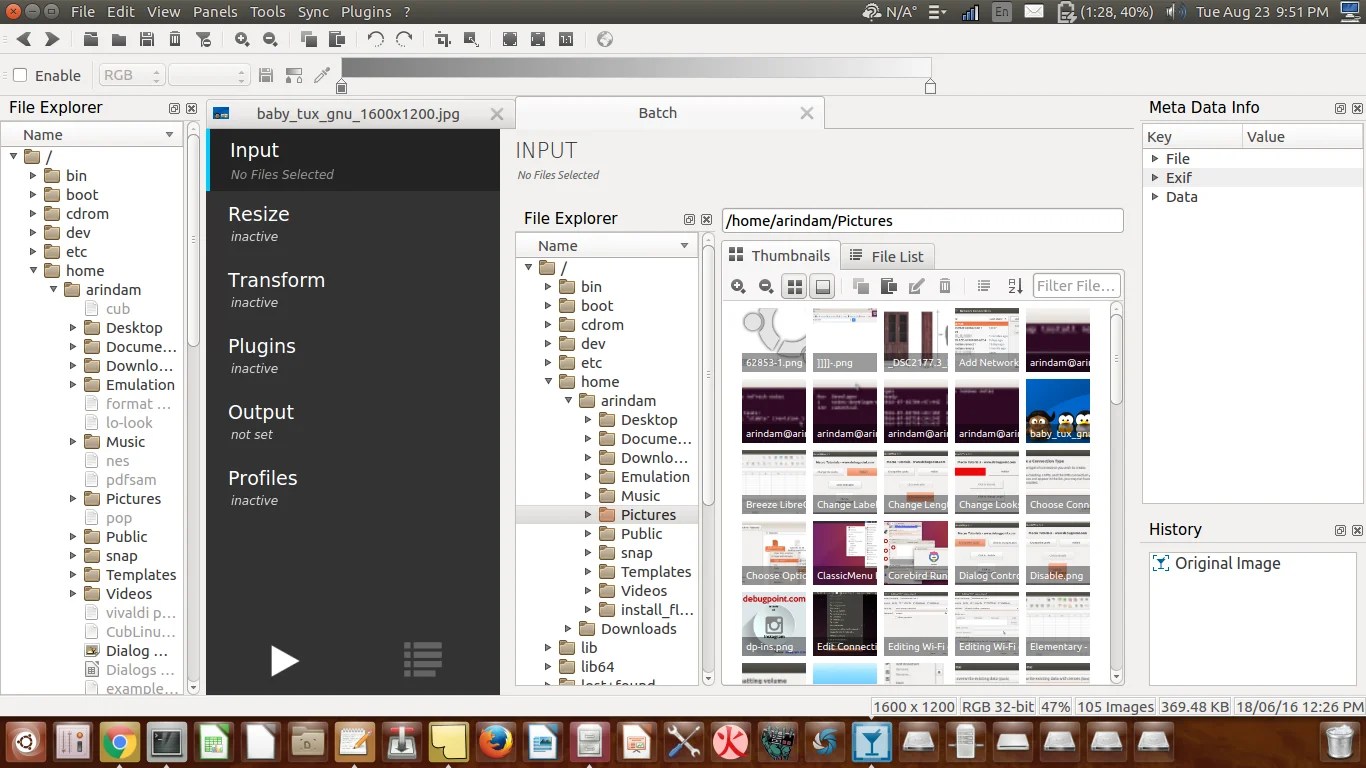 nomacs RAW, psd Image Viewer for Linux