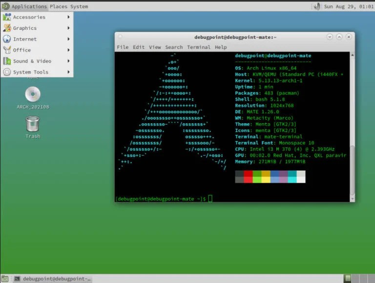 How to Install MATE Desktop in Arch Linux Guide]