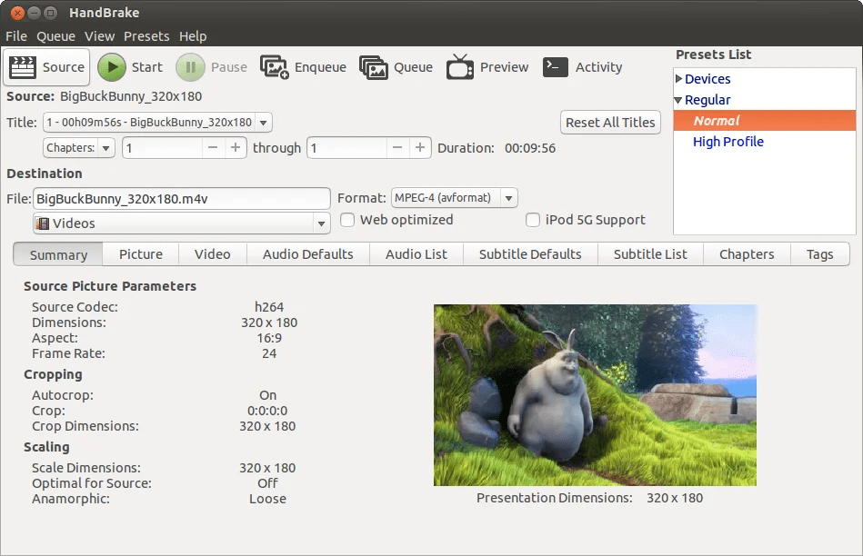 Handbrake An Open Source Video Converter for Ubuntu