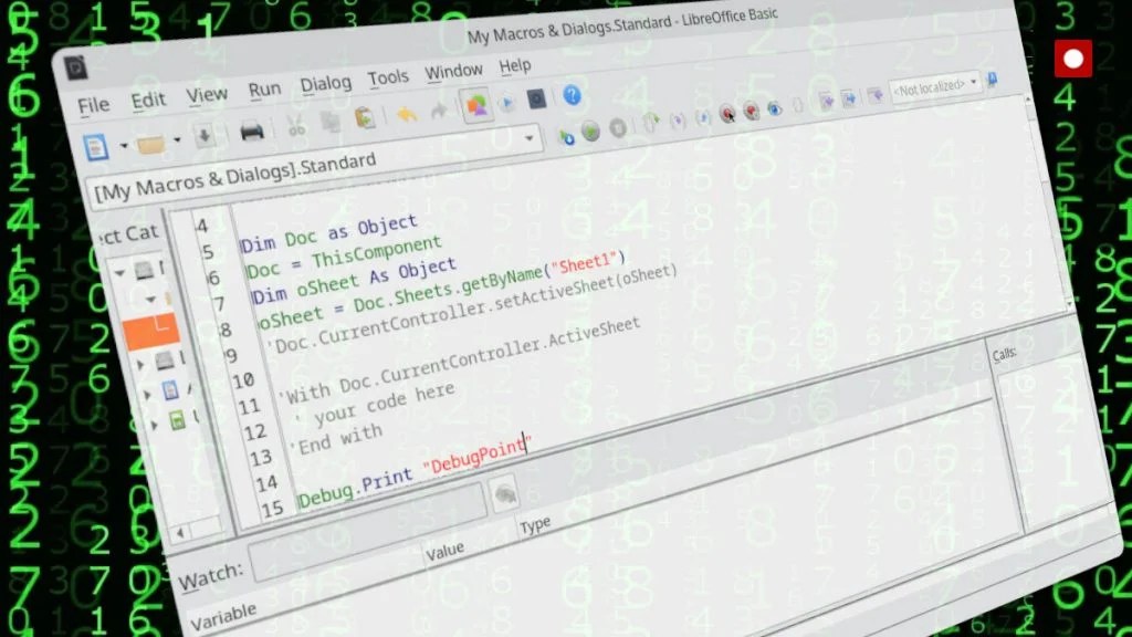 LibreOffice Basic Macro Tutorial Index