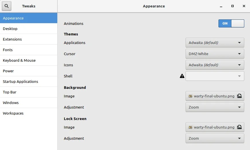 Customize Your Ubuntu Desktop Using GNOME Tweak
