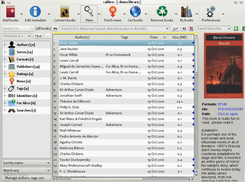 Calibre eBook Management Software Releases Version 4.5