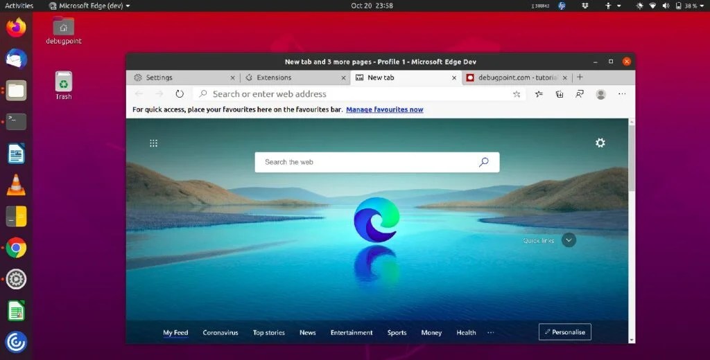 Microsoft Edge for Linux is Here First Look