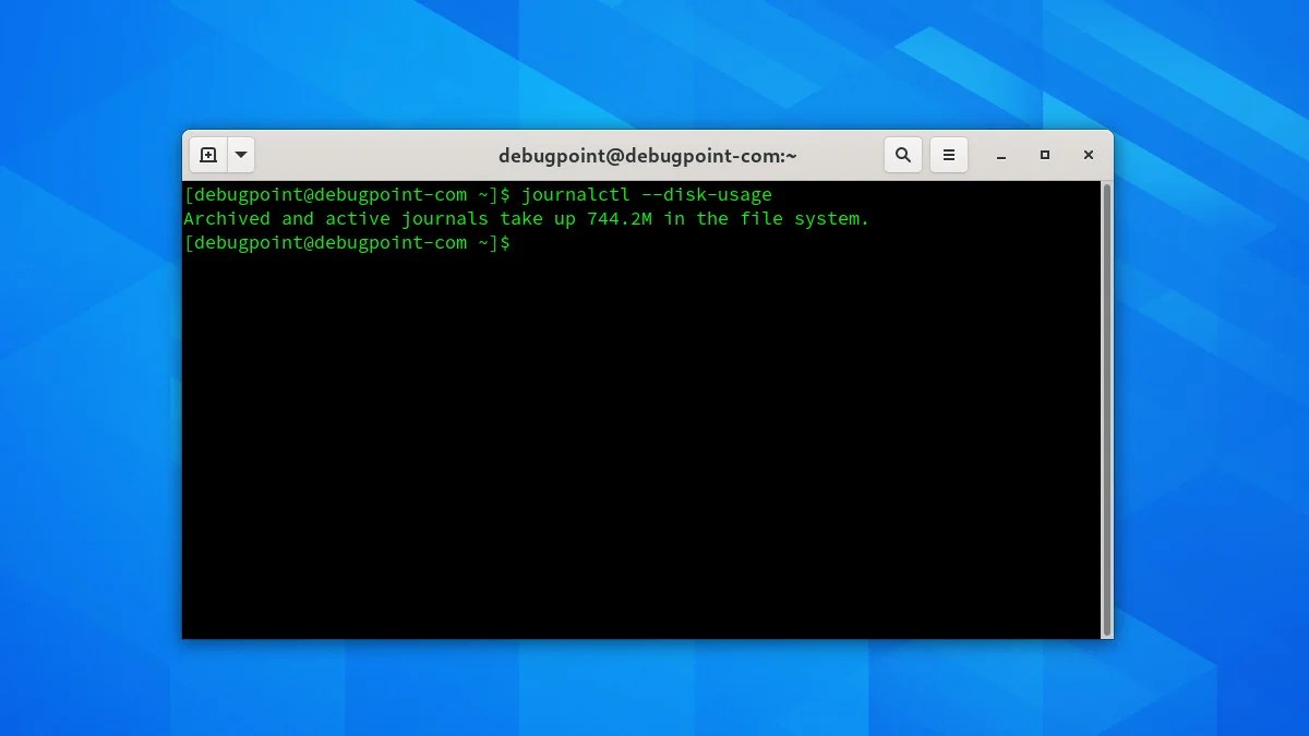 A Guide to systemd journal clean up process [With Examples]