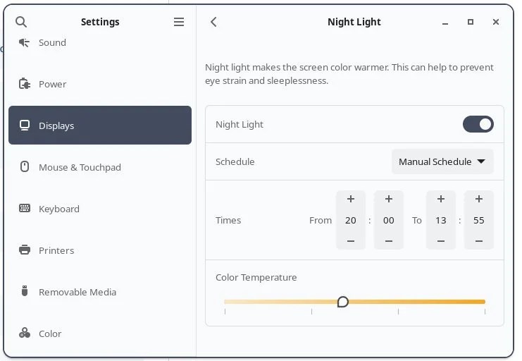Adjust Color Temperature of Screen Using Terminal in Ubuntu