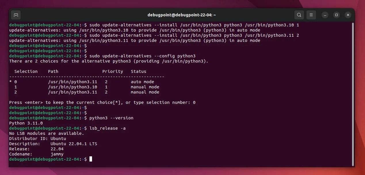 How to Install Python 3.11 in Ubuntu and Other Related Linux