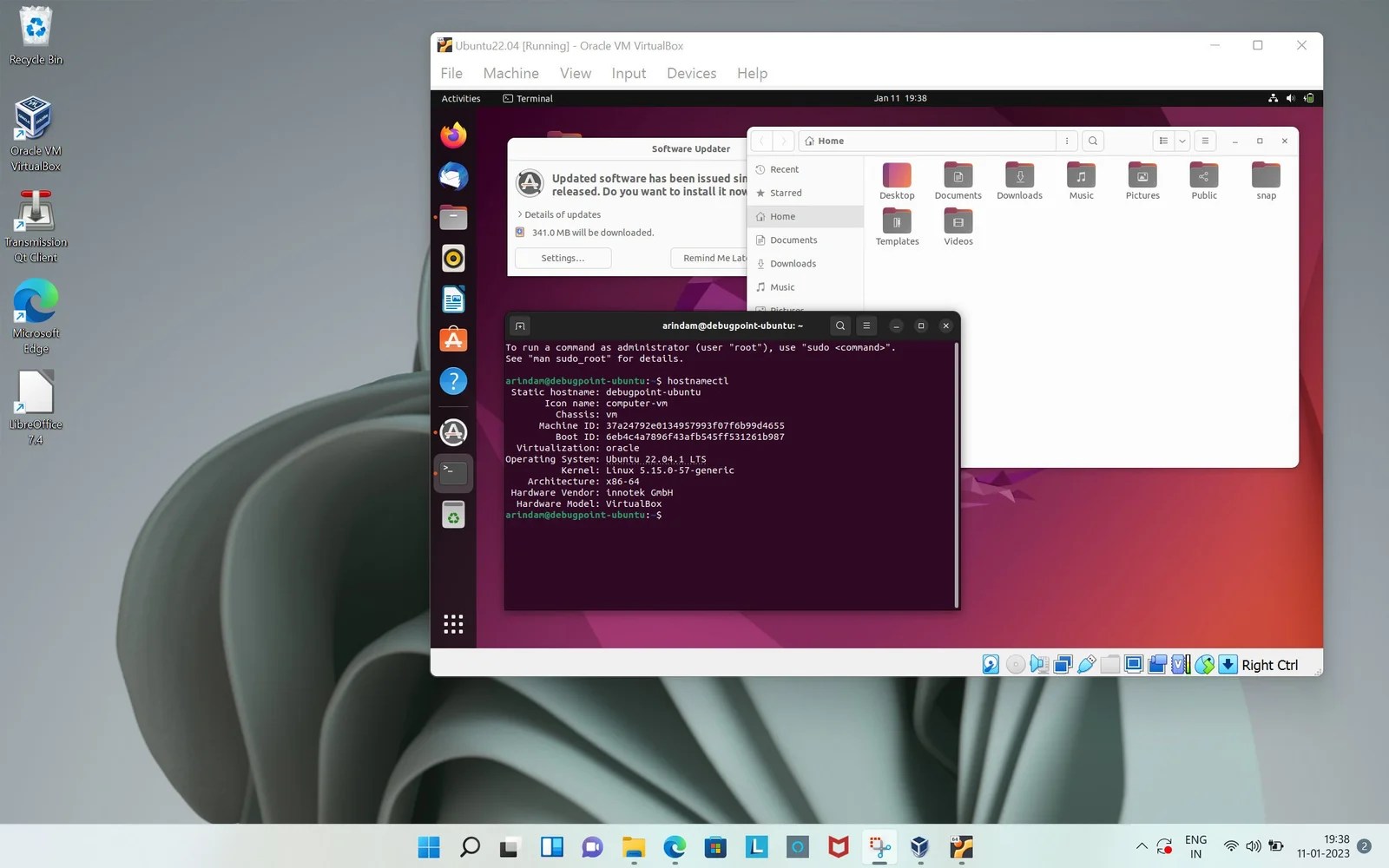 Install Ubuntu on Windows Using VirtualBox Guide]