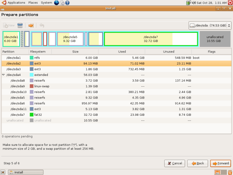Ubuntu Edgy Eft Installation — page 2 Debuntu