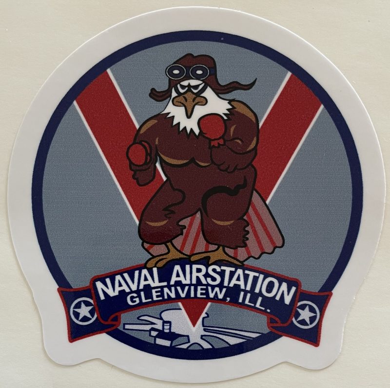 USN Naval Air Station Glenview, ILL. Sticker Decal Patch Co