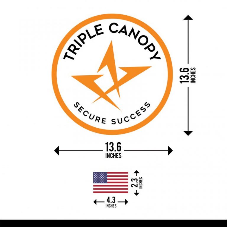 Triple Canopy Military Contractor S/S White Polyester TShirt New