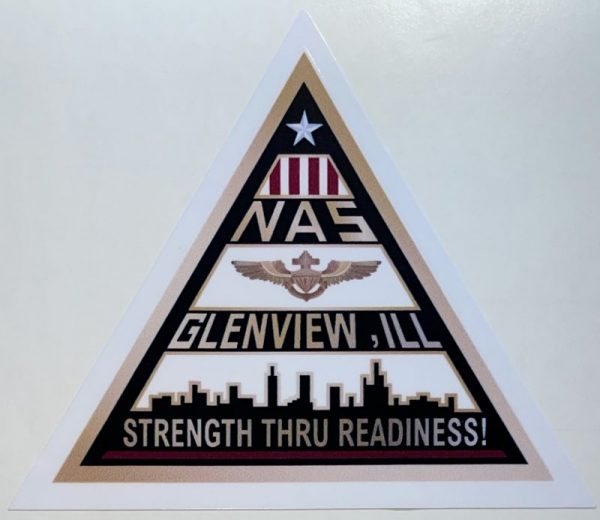 USN NAS Glenview, ILL Strength Thru Readiness! Sticker Decal Patch Co