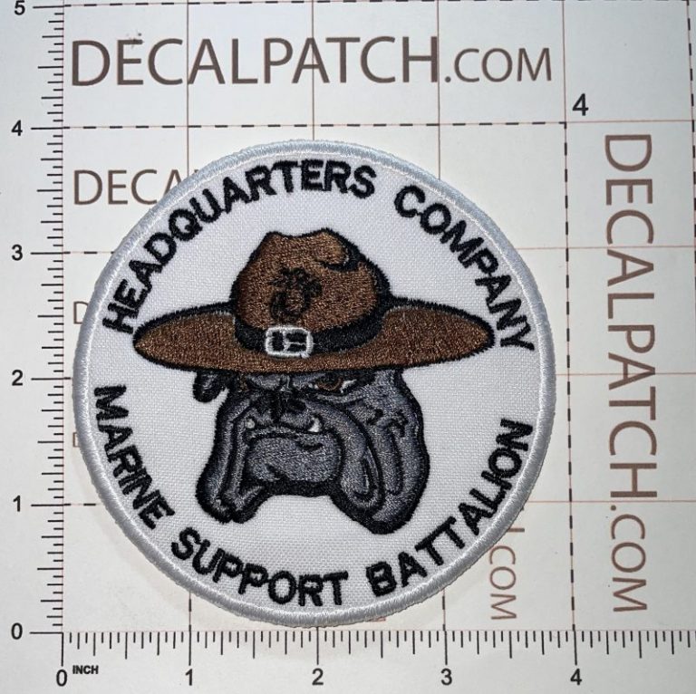 USMC Headquarters Company Marine Support Battalion Patch Decal Patch Co